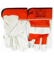 Leather Single Palm Protective Glove, Robust Industrial Grade Material, Enhanced Precision for Handling Tools, Comfort and Durability for Construction and Mechanic Use, Reliable Safety Handwear